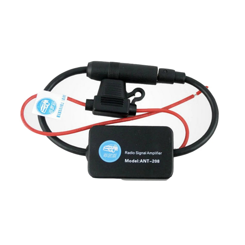 Practical FM Signal Amplifier Anti-interference Car Antenna Radio Universal FM Booster Amp Automobile Parts