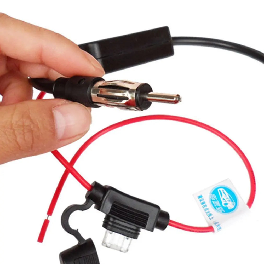 Practical FM Signal Amplifier Anti-interference Car Antenna Radio Universal FM Booster Amp Automobile Parts