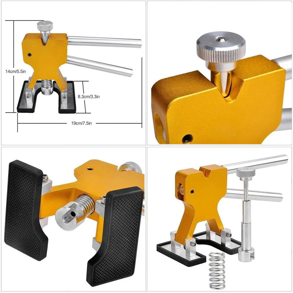 Car Dent Removal Puller Tools Auto Body Paintless Repair Kit Metal Reverse Hammer Suction Cup Garage Workshop Hand Tools