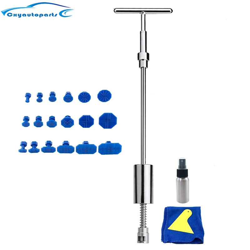 Car Dent Removal Puller Tools Auto Body Paintless Repair Kit Metal Reverse Hammer Suction Cup Garage Workshop Hand Tools
