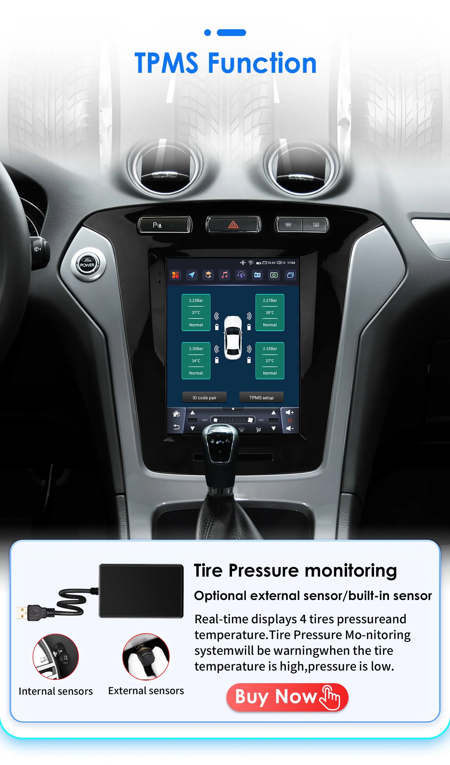 9.7"carplay android 13 auto car radio for Ford Mondeo mk4 Galaxy A/C 2011-2013 Autoradio Multimedia player GPS Stereo 4G SWC RDS