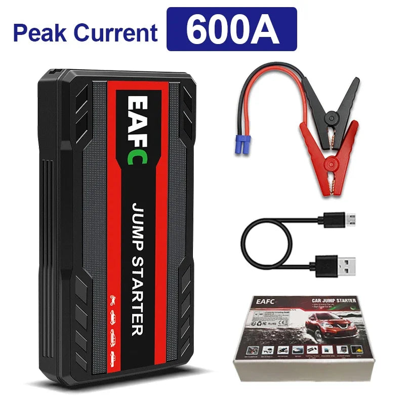 Car Jump Starter Battery Power Bank 2000A/1200A for Petrol Diesel Car Starter Portable Emergency Booster 12V Starting Device