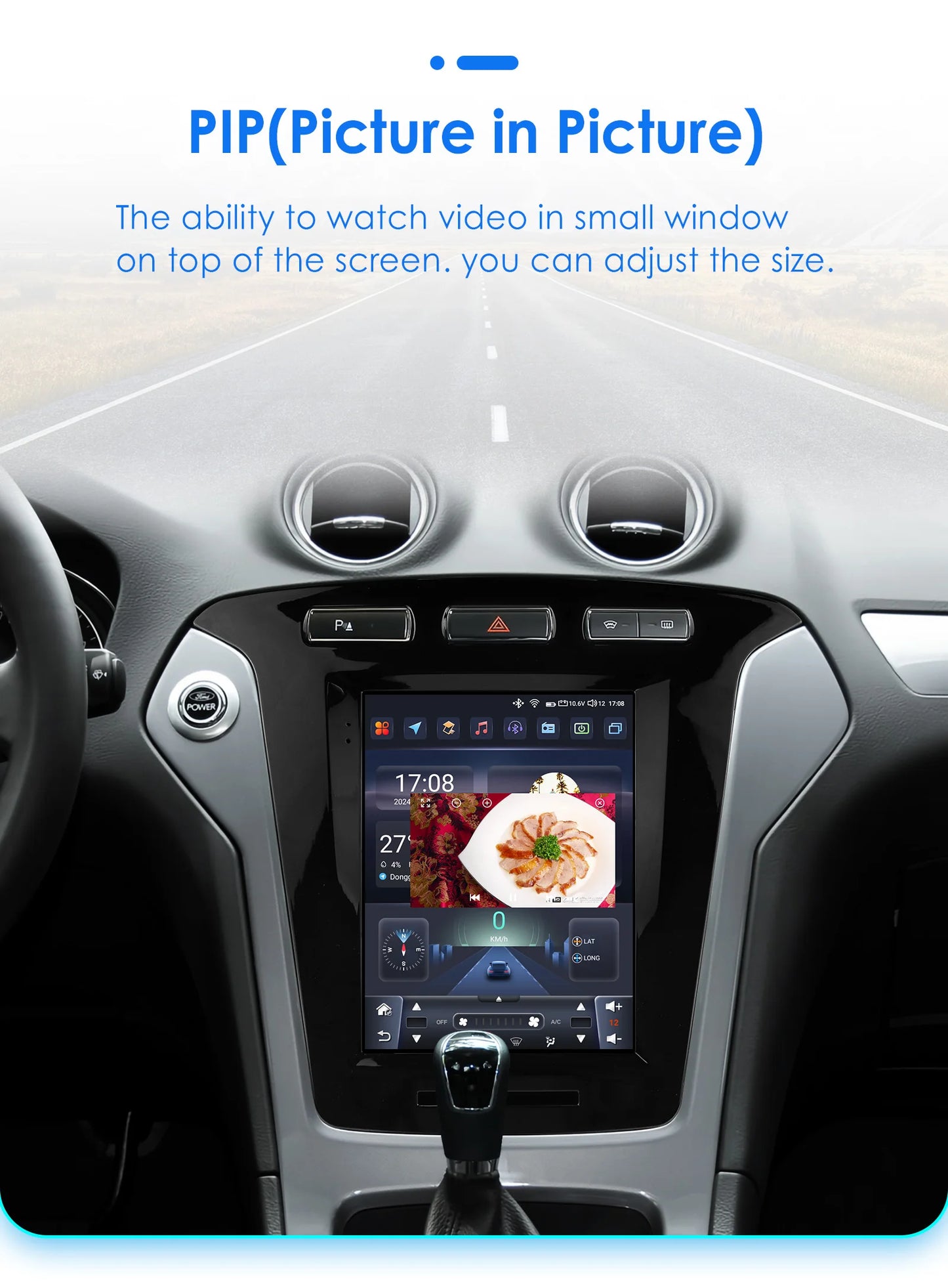 9.7"carplay android 13 auto car radio for Ford Mondeo mk4 Galaxy A/C 2011-2013 Autoradio Multimedia player GPS Stereo 4G SWC RDS
