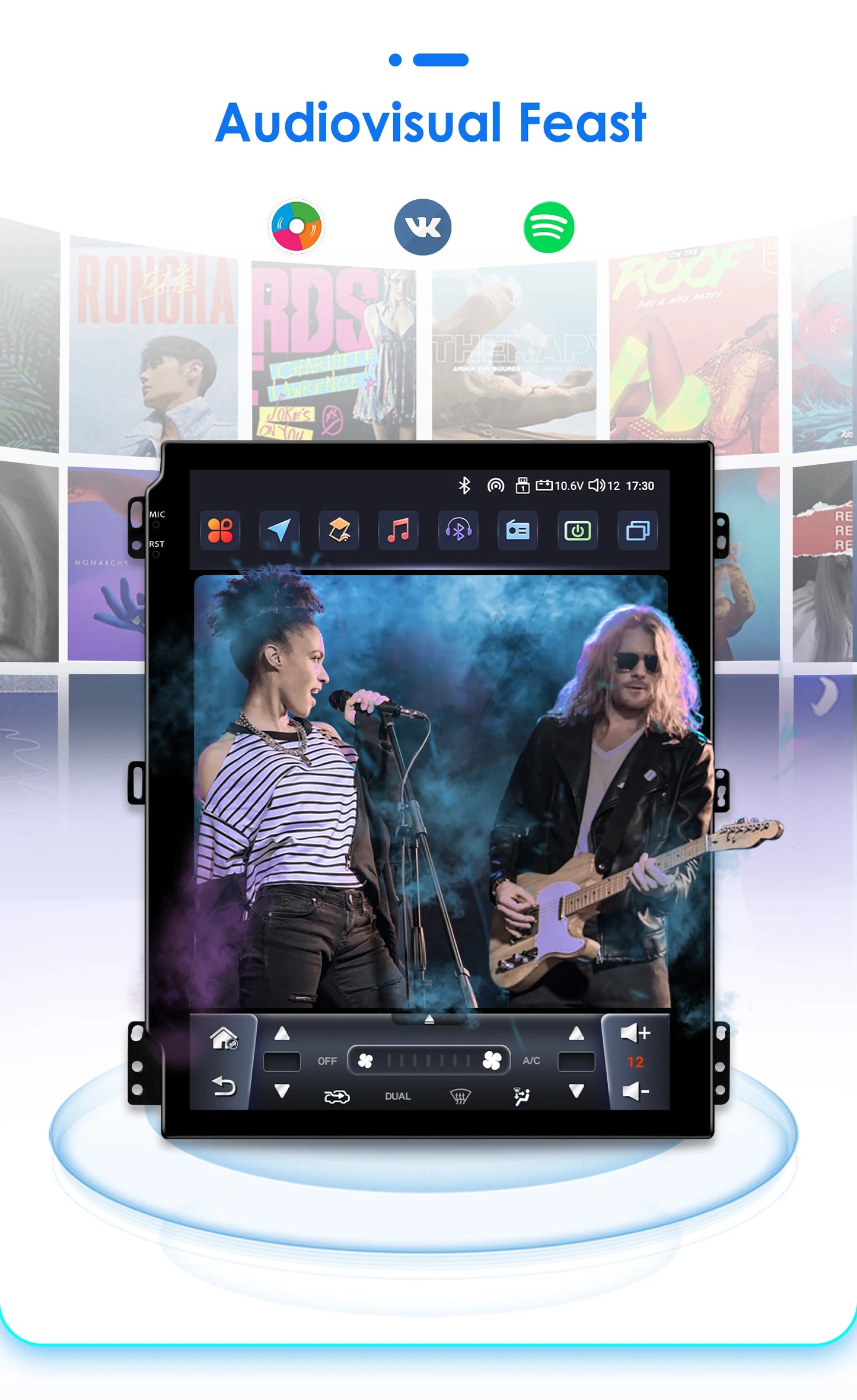 9.7"carplay android 13 auto car radio for Ford Mondeo mk4 Galaxy A/C 2011-2013 Autoradio Multimedia player GPS Stereo 4G SWC RDS